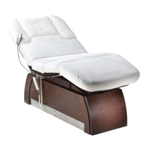 Massage bed with real wood
